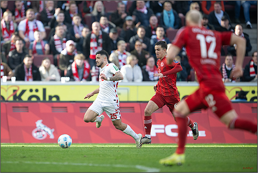 2. Fussball Bundesliga, 1.FC Köln - Fortuna Düsseldorf 1895, 23.02.2025